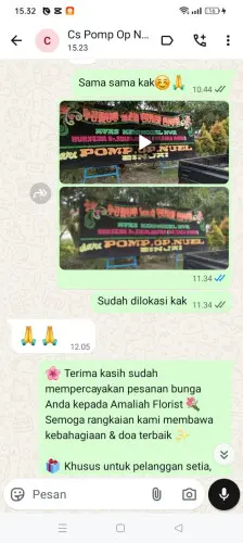 Testimonial Papan Bunga tasikmalaya